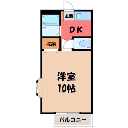 トミーハイツアルカディアの物件間取画像